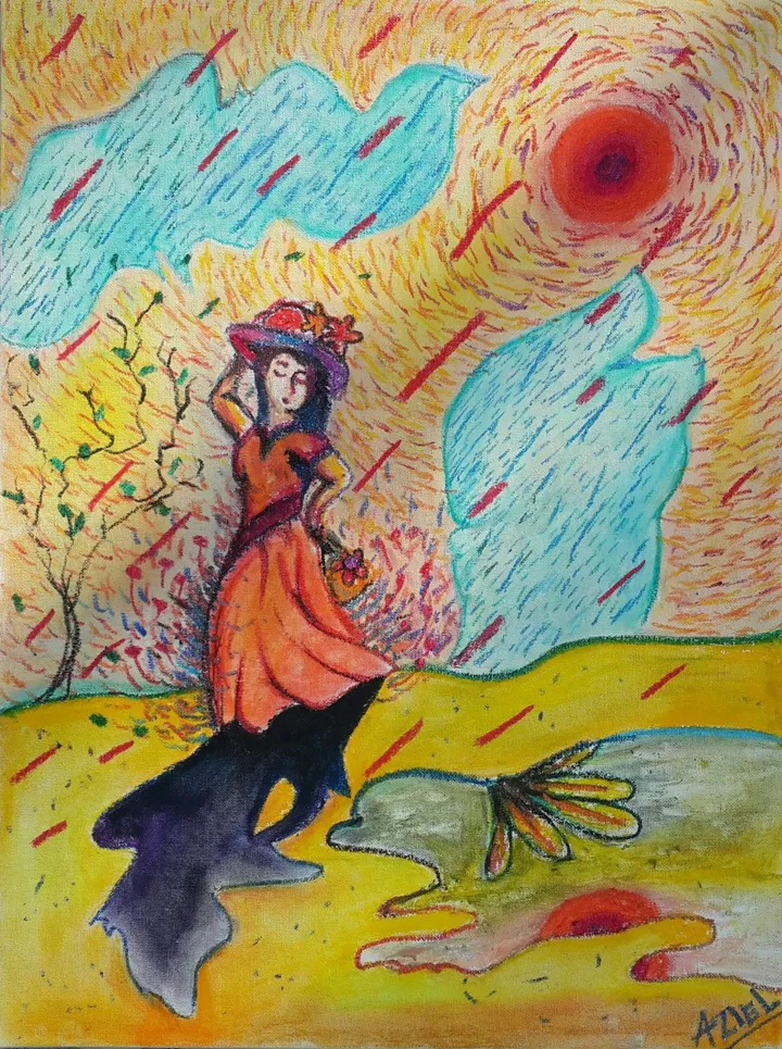 Le Soleil dans le Désert (El sol en el Desierto), œuvre de Aziel Barrientos