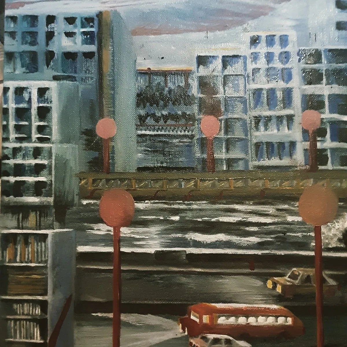 Paris la nuit, artwork by Pfaff Michelle