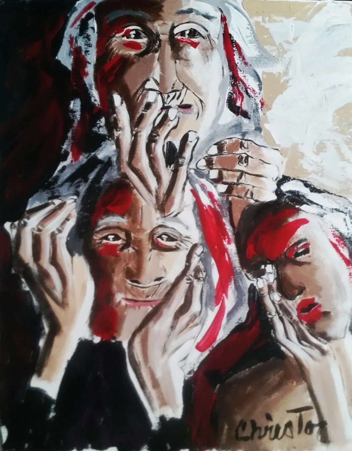 Rouge, artwork by Christine Nadeau