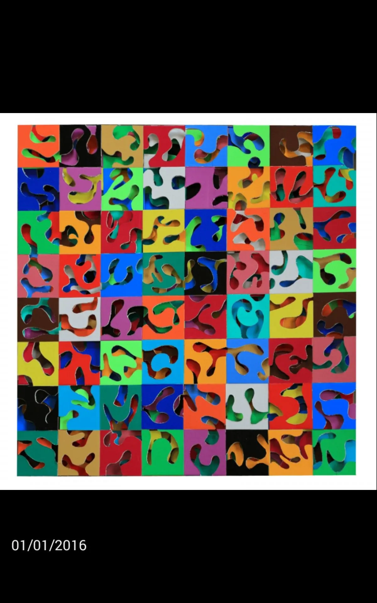 ABSTRACTION IN KALEIDOSCOPE, œuvre de POOJA SI