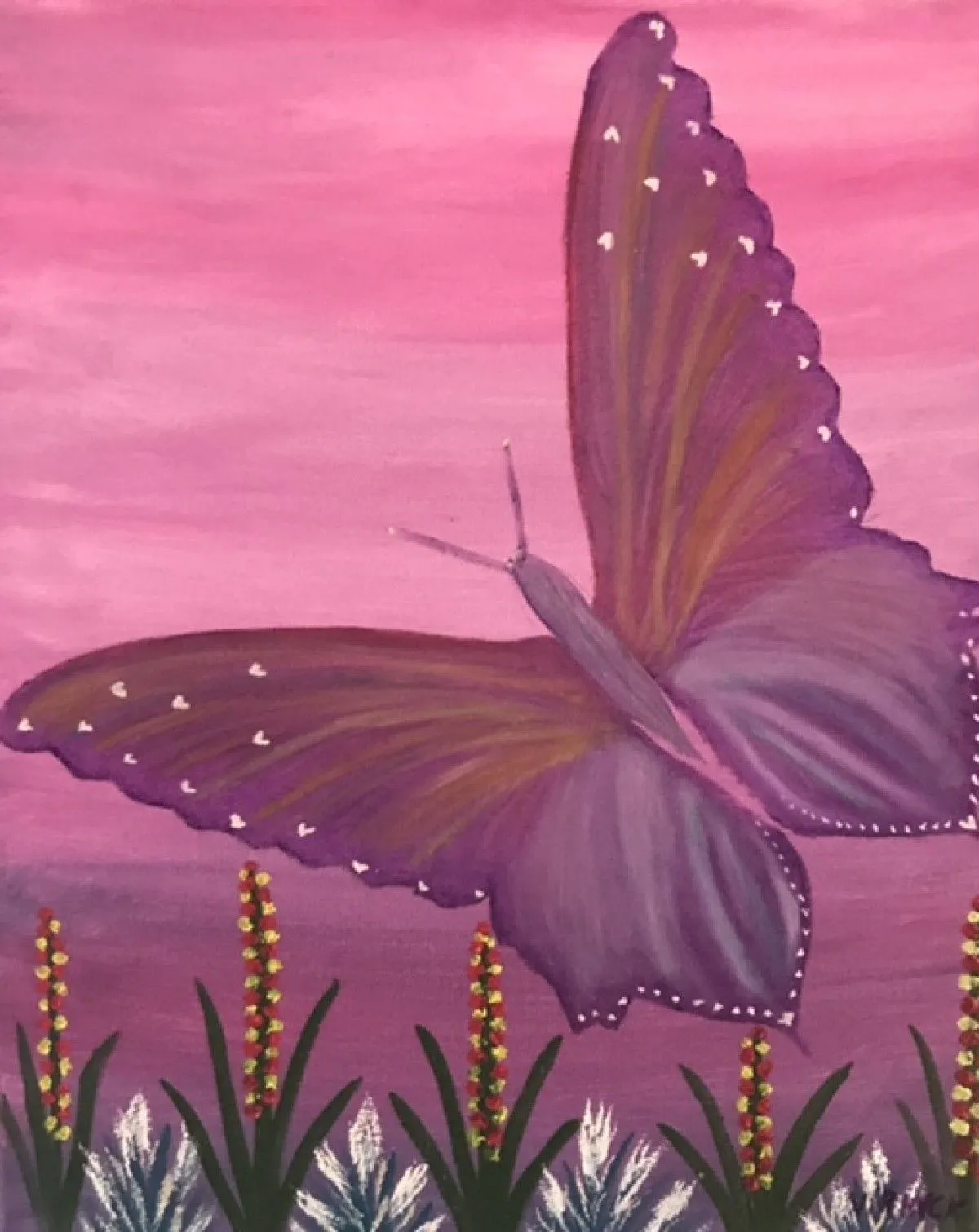 Papillon, œuvre de Viviane RINCK