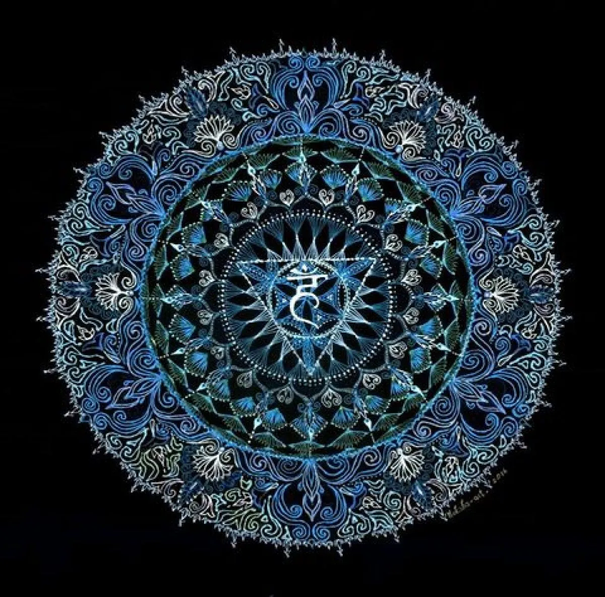 Chakra Mandala, œuvre de Moksha-art Lina Slavikaite