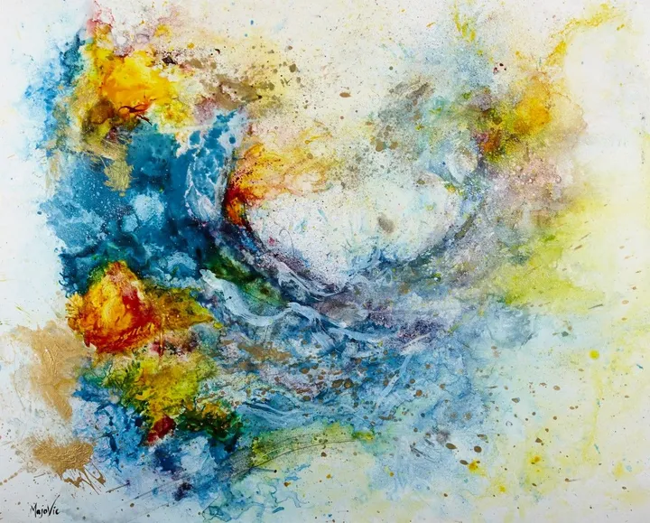Paradis perdu, œuvre de Majovie Sylvie Major