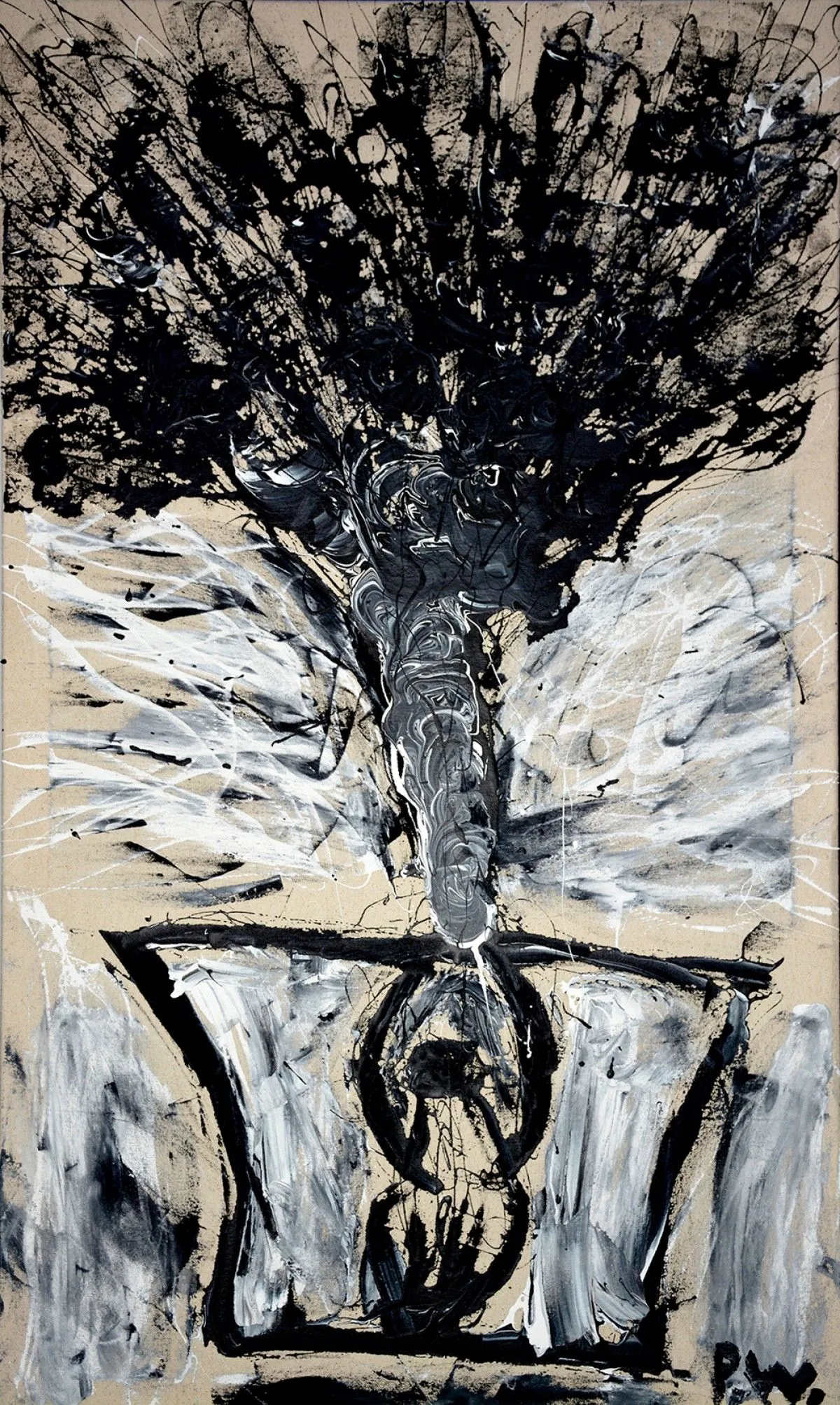 Human Plant, artwork by Philip Walker