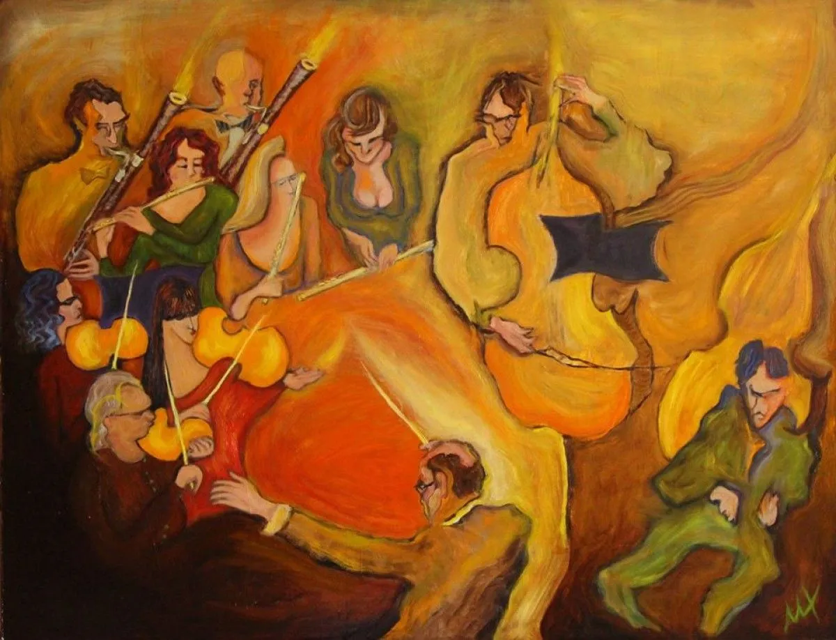 The Orchestra, œuvre de Marina Tregubova