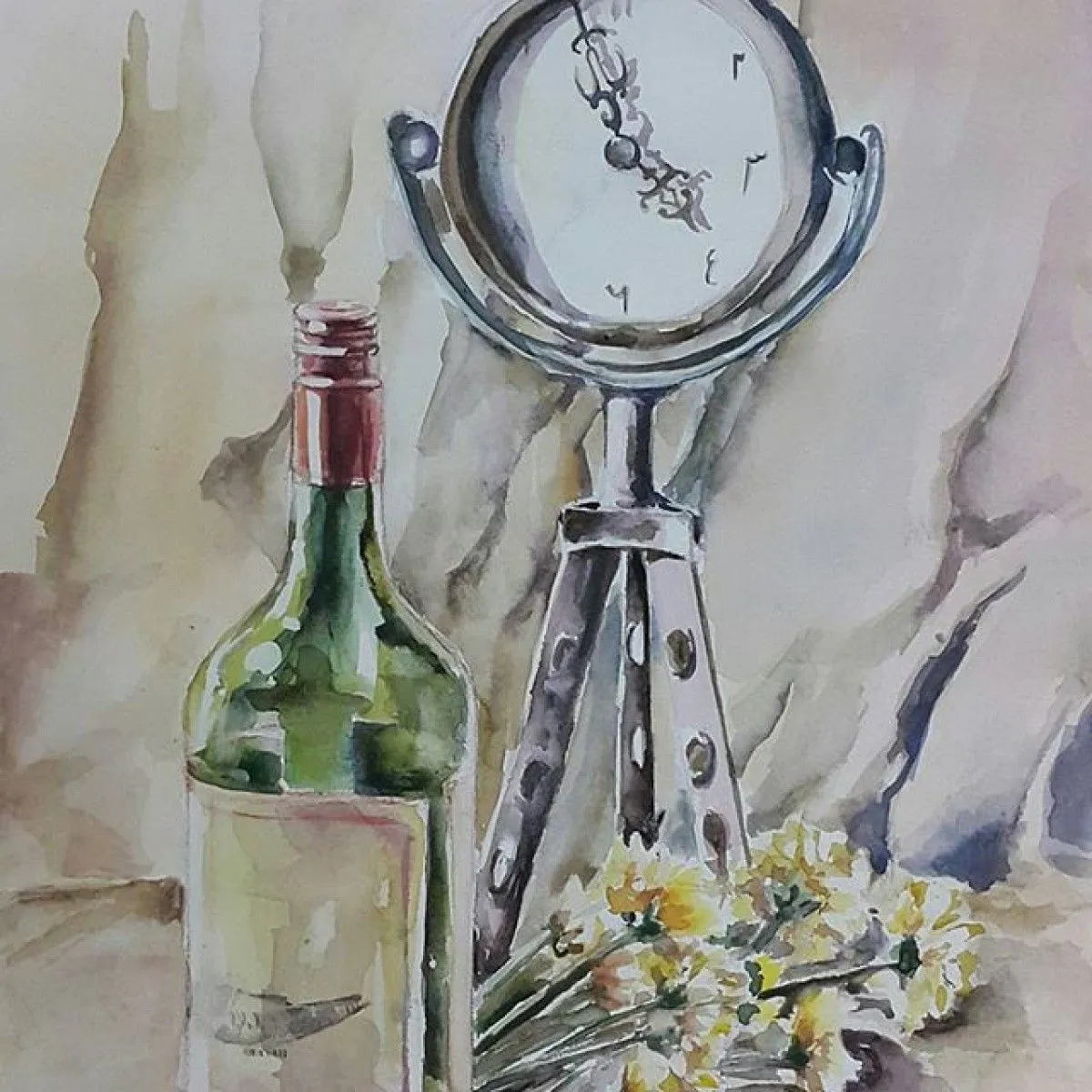 Yellow Zambla IV, artwork by Fareeha Usman