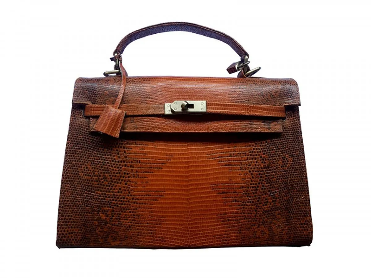 Monitor Lizard Skin handbag, artwork by micheL olivia