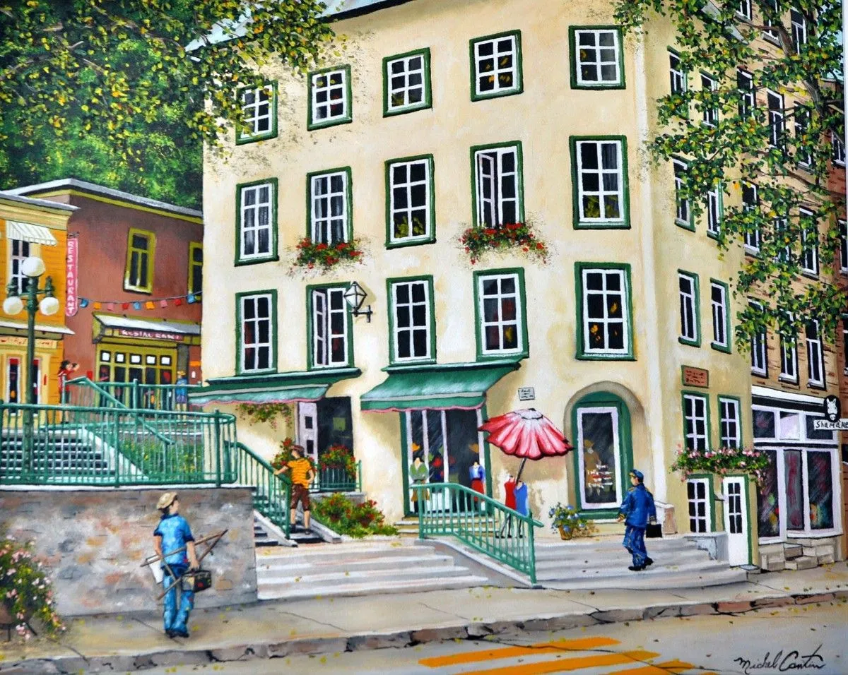 Le p‘tit Champlain, artwork by Michel Cantin