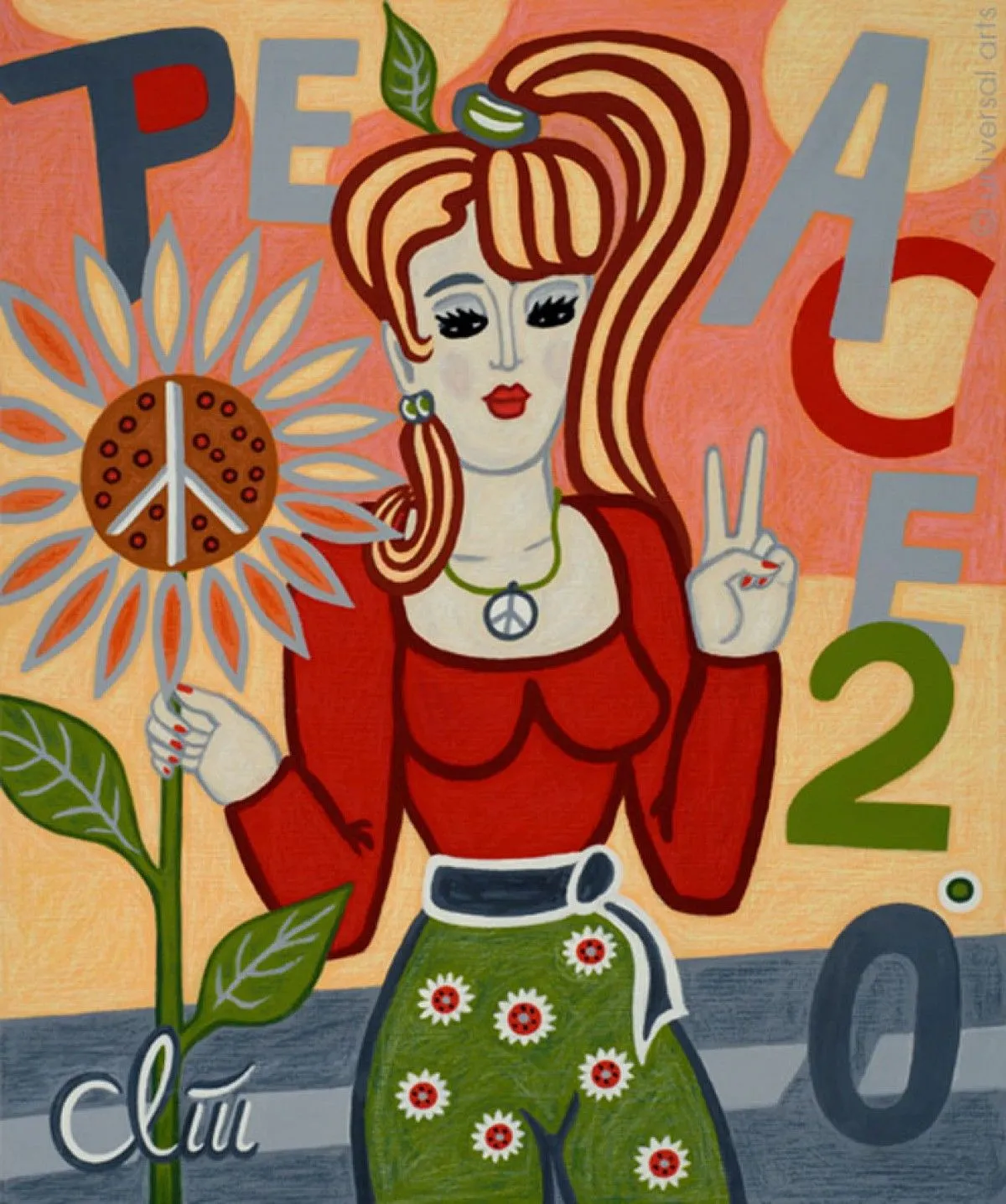 Jacqueline Ditt - Road to Peace Two Point Zero, œuvre de Jacqueline Ditt