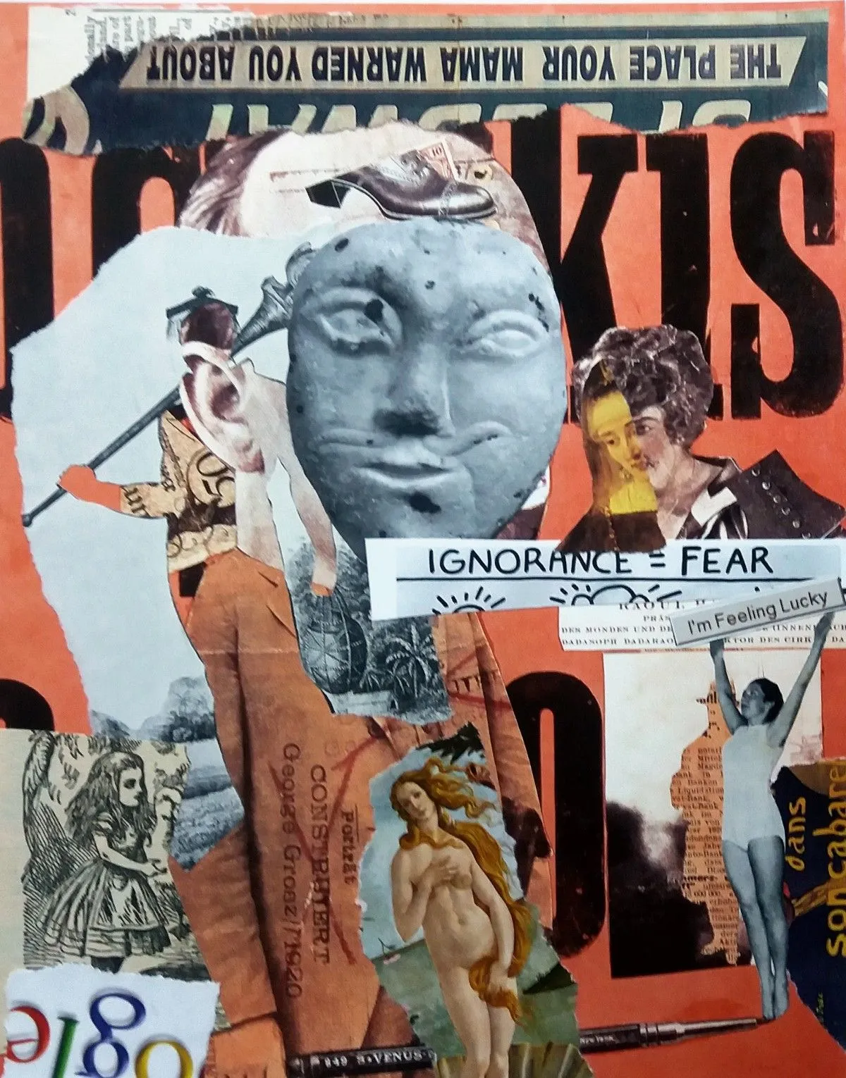 Ignorance = Fear, œuvre de Lynette Clennell