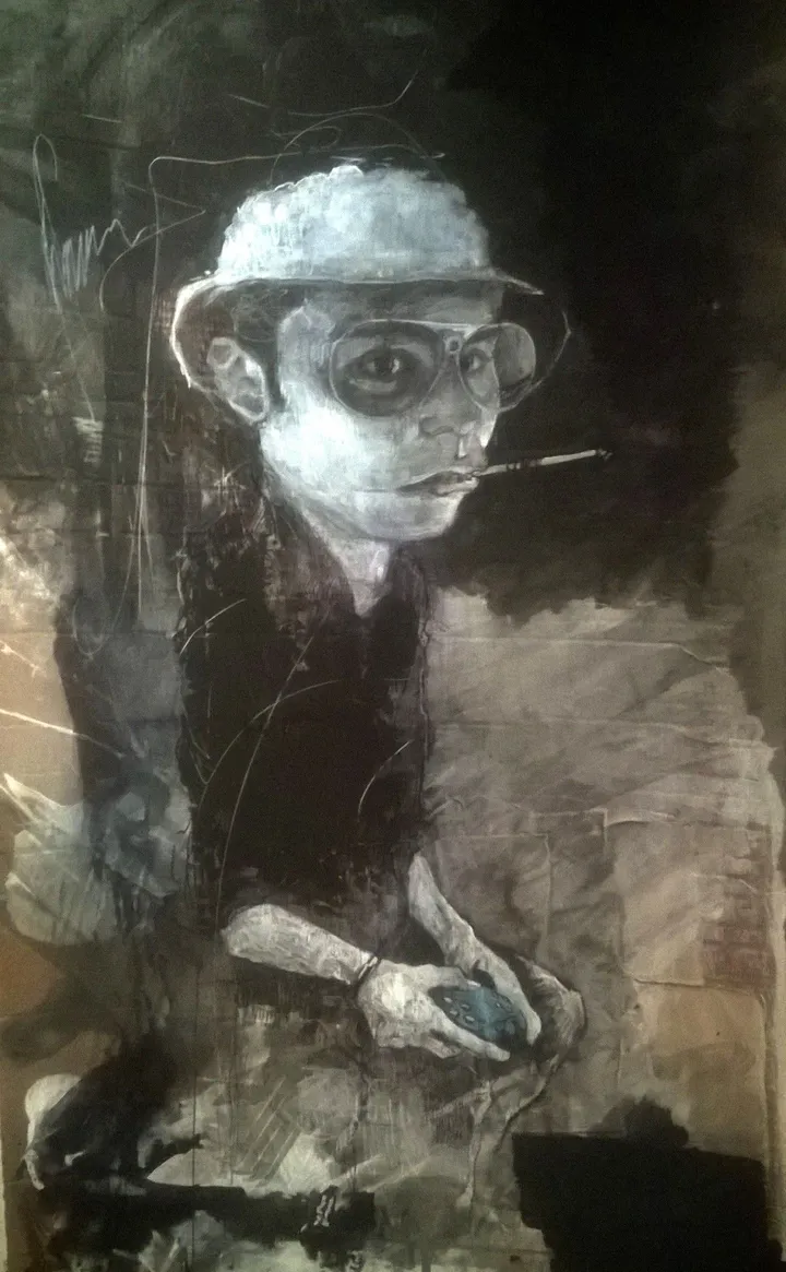 "Duke is a gamer", œuvre de Yeroün .