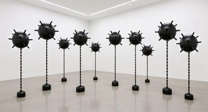Minefields, artwork by Klaus Guingand