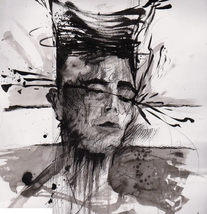 Portrait n°2, œuvre de Jordi Buko