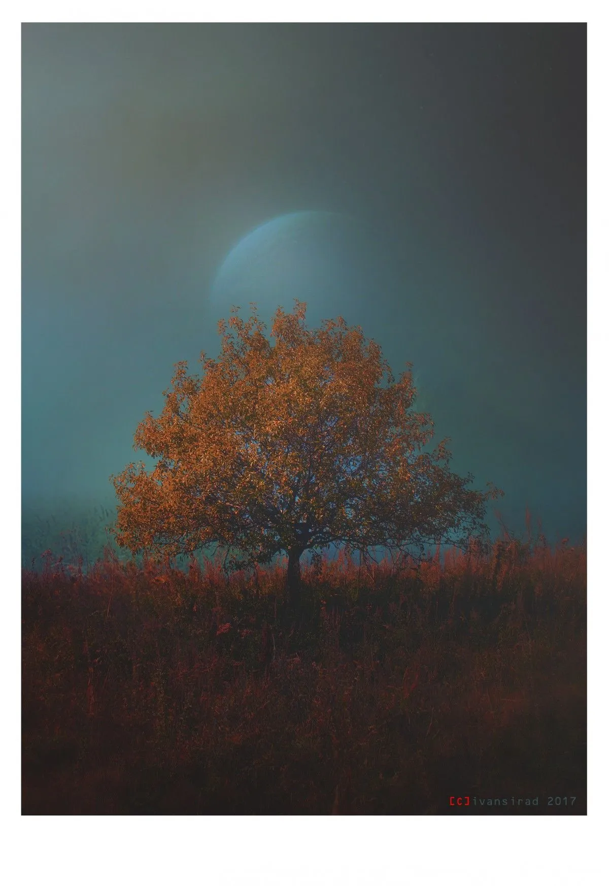 In the middle of nowhere, artwork by Ivan Sirad