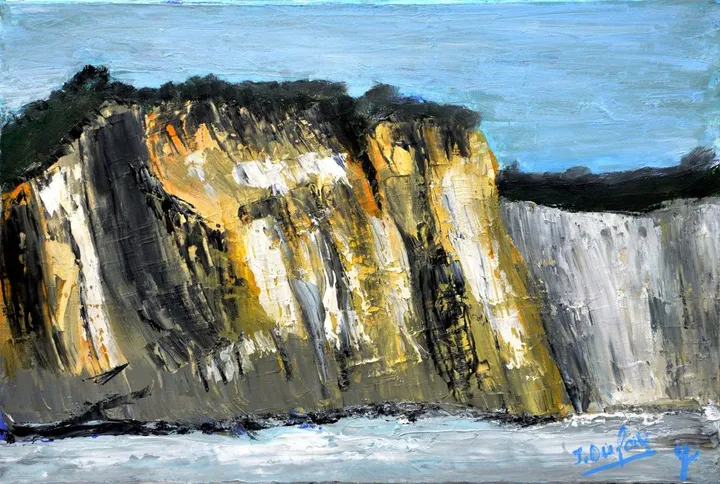 Falaises du Pays de Caux, artwork by Jérôme Dufay