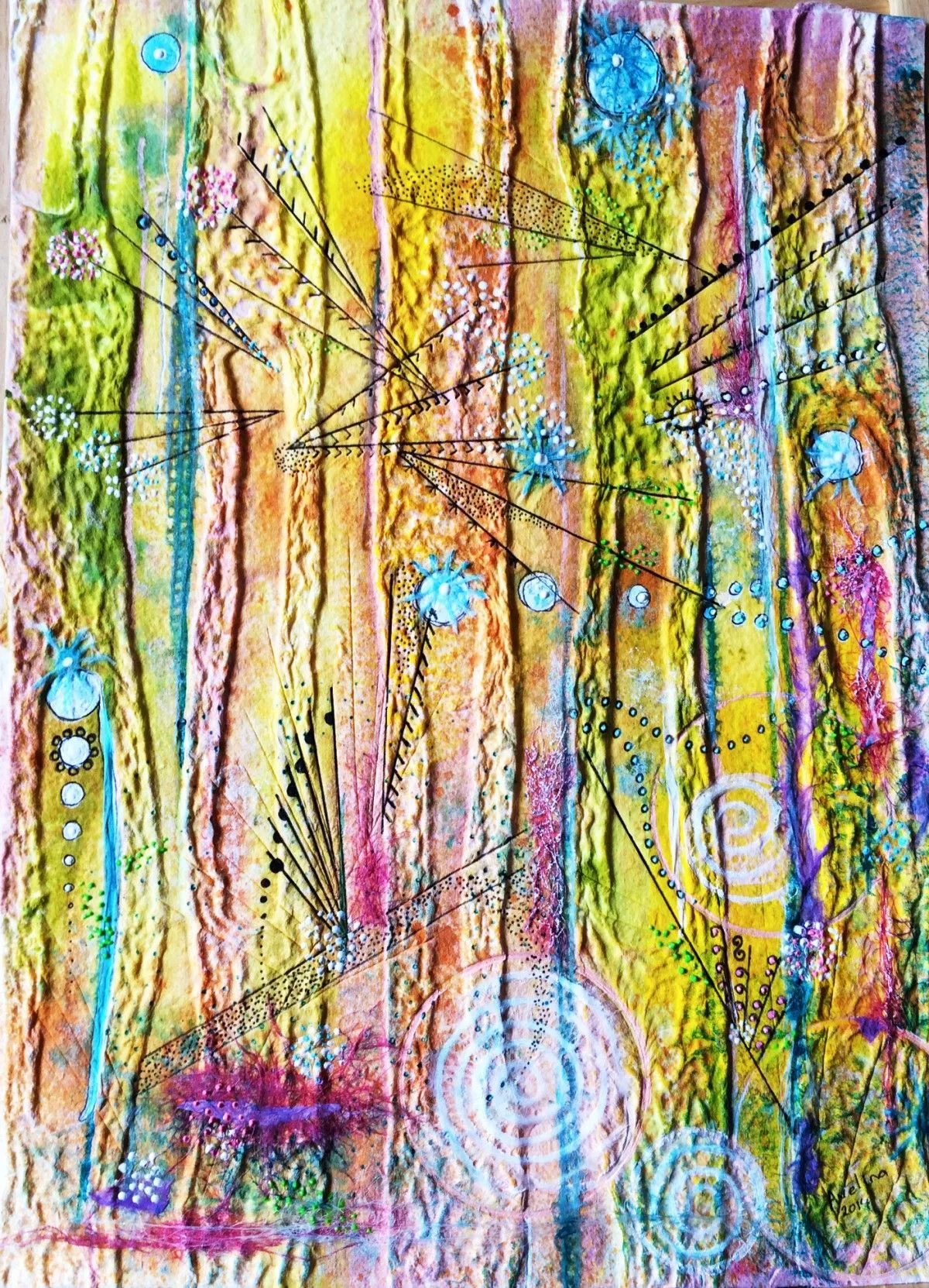 Memories of summer fields, œuvre de Avelina Da Silveira