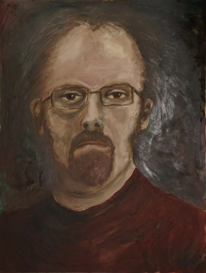 Self-Portrait, Impatient, œuvre de Kenneth Friend