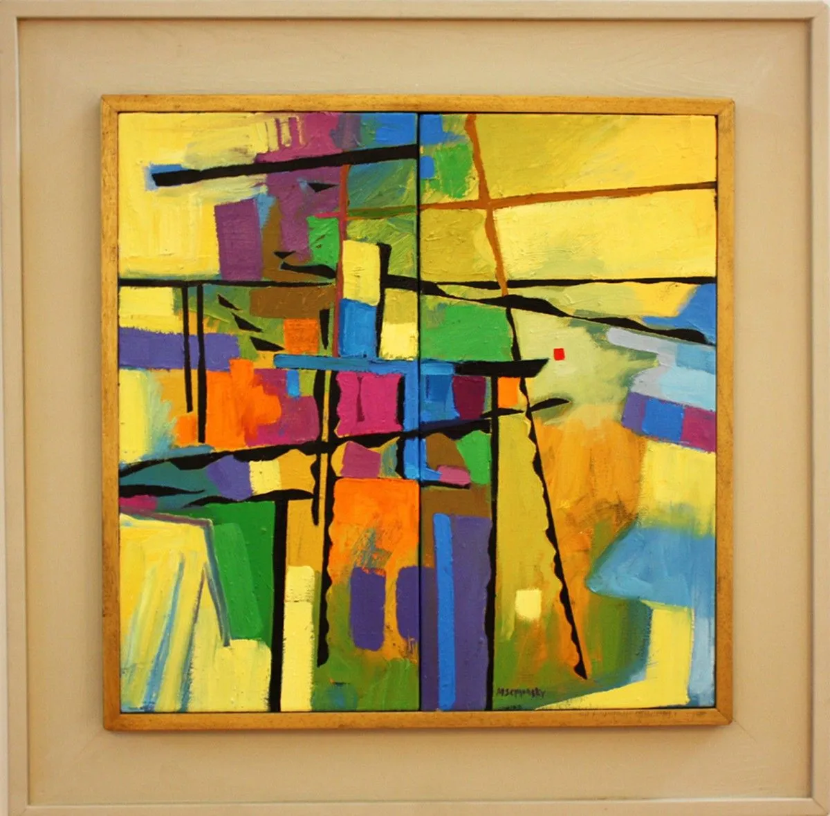 Aerial Diptych 3, œuvre de Marc Schimsky