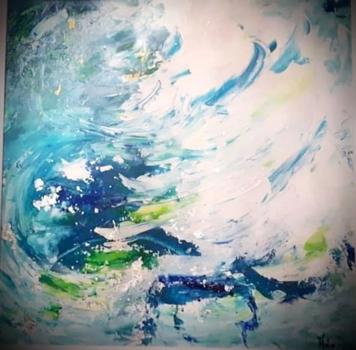 ocean, artwork by nancy griffith