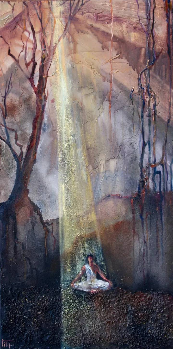 Buddha in the dark, œuvre de virginia filip