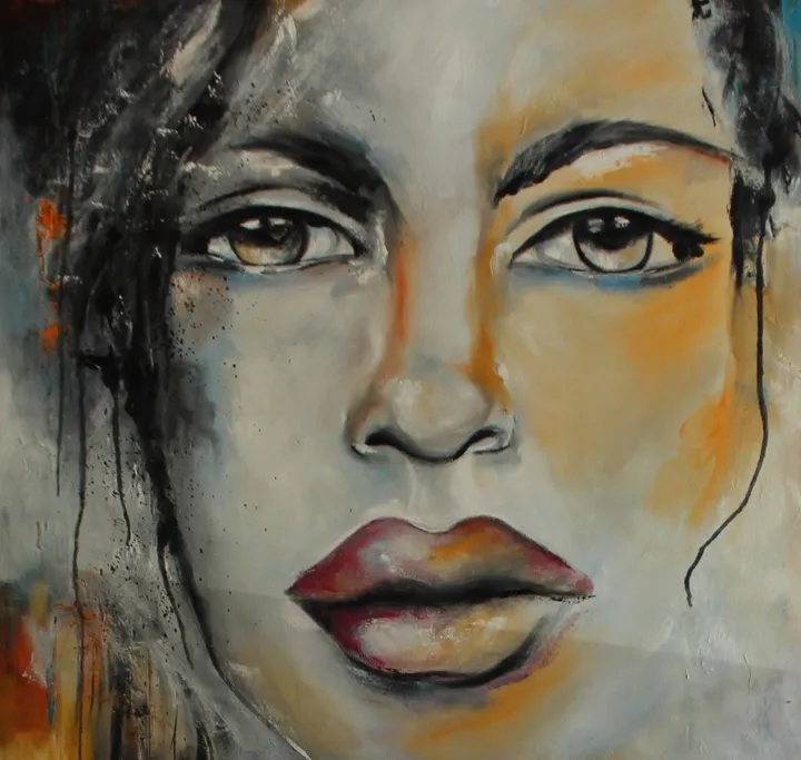 La fille de cette automne, artwork by Johanne Hebert Coulombe