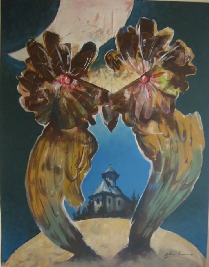 The protector angel, artwork by FLORIN BUCIULEAC
