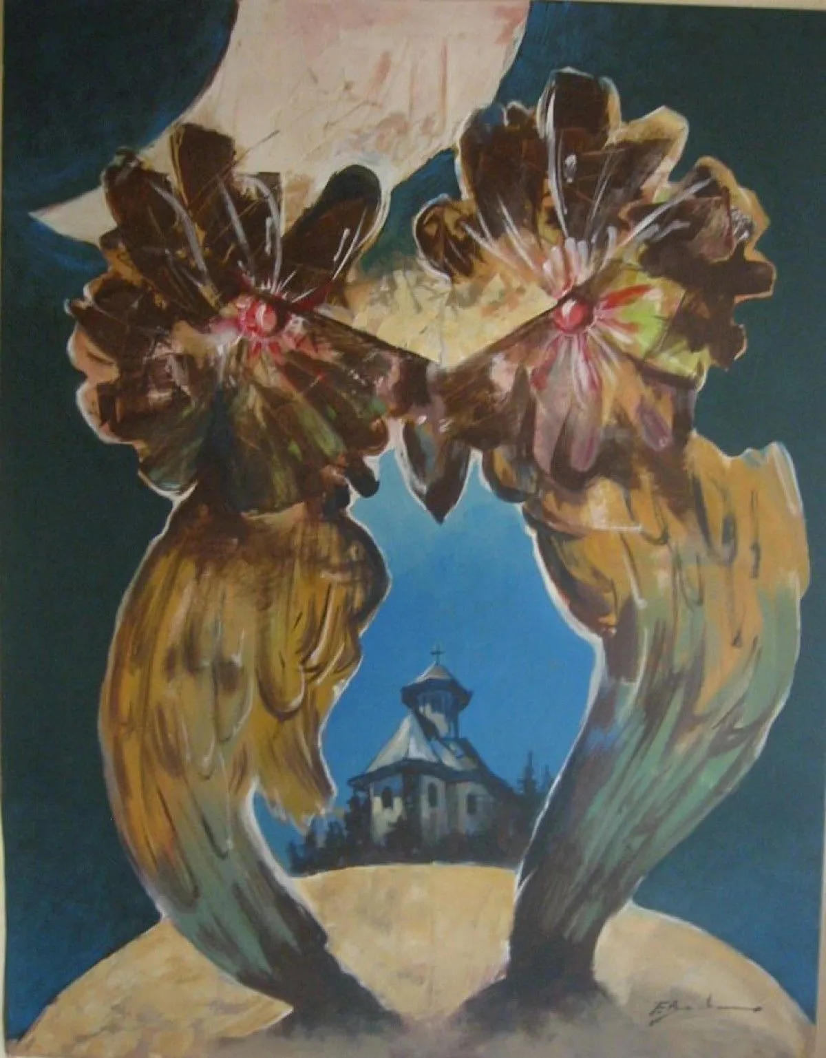 The protector angel, artwork by FLORIN BUCIULEAC