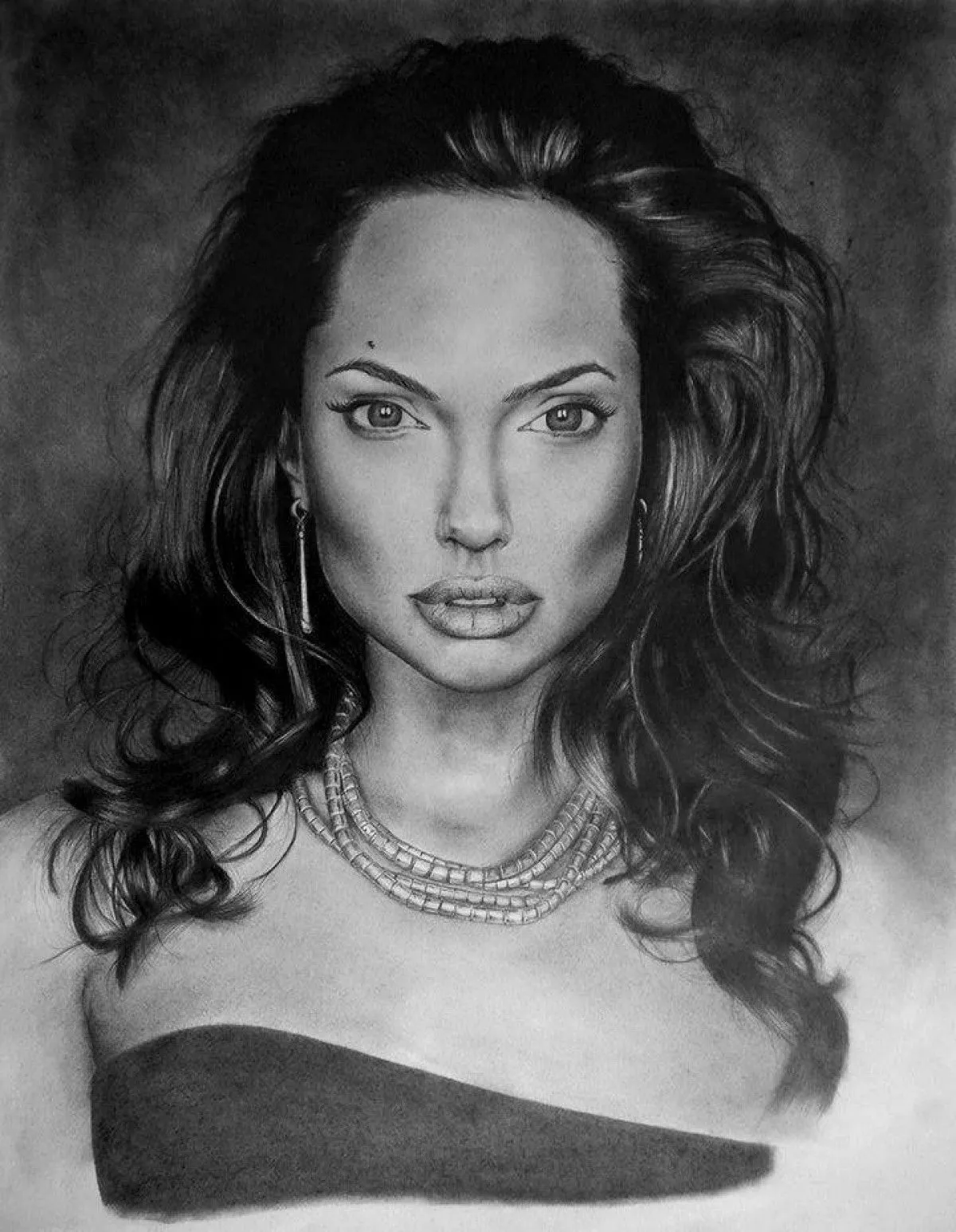 Angelina Jolie, œuvre de Nhlaka Mkhize