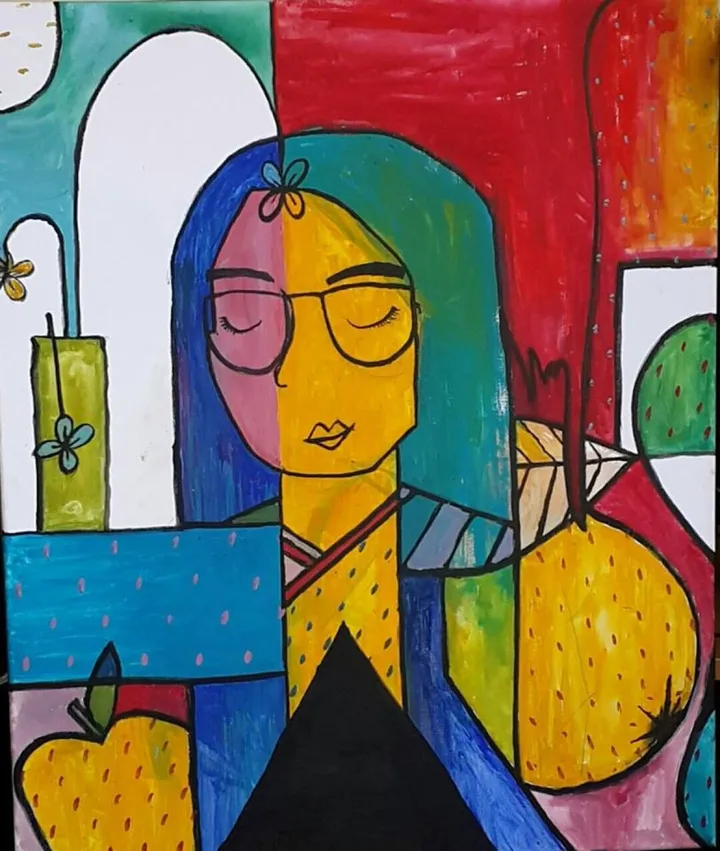 Izcoa (Retrato), œuvre de Aziel Barrientos