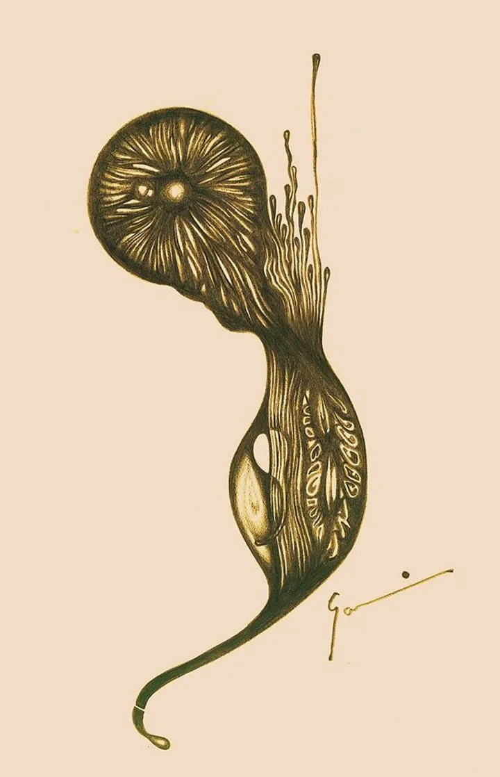 Pregnant Embrio, œuvre de Garima Necrotic
