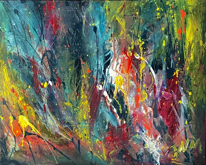 Joy Through The Unknown, artwork by Nathalie Morin
