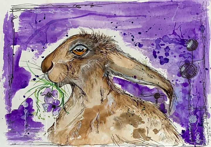 Violet, œuvre de Tracy Mitchell