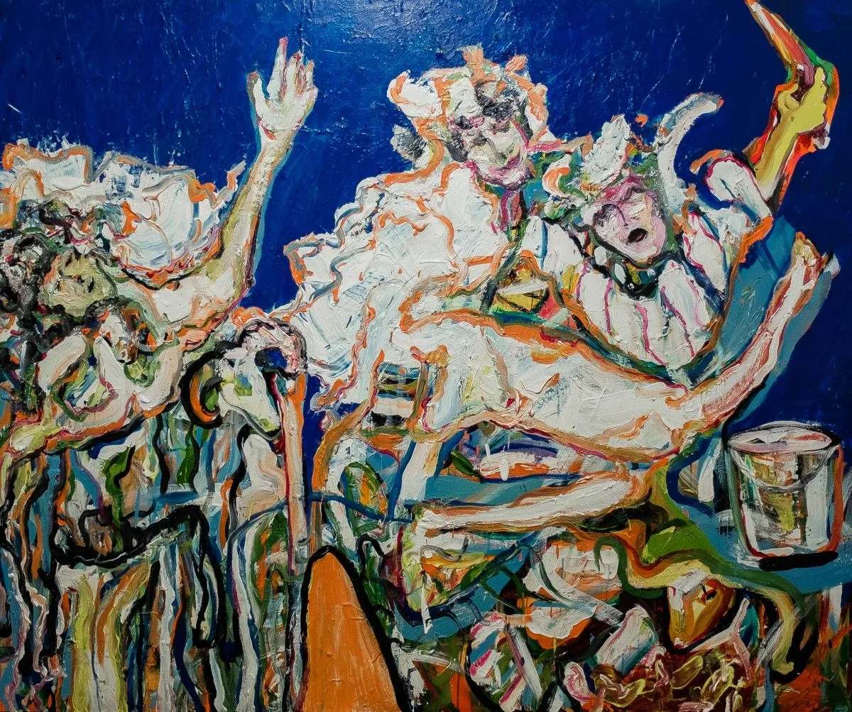Le sacrifice, artwork by Charaf El Ghernati