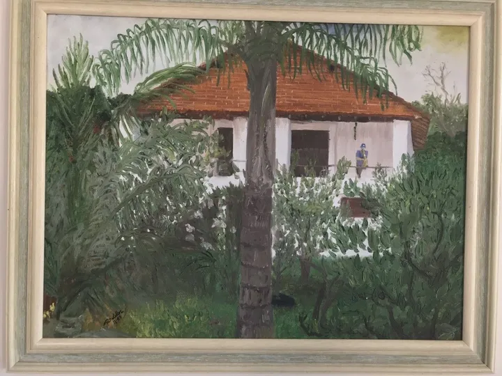Mr. Moacir on the porch., œuvre de Keller Rubens