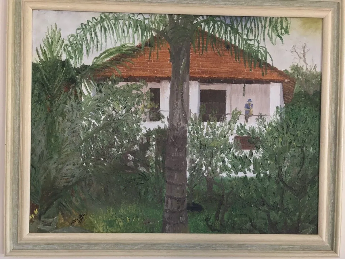 Mr. Moacir on the porch., œuvre de Keller Rubens