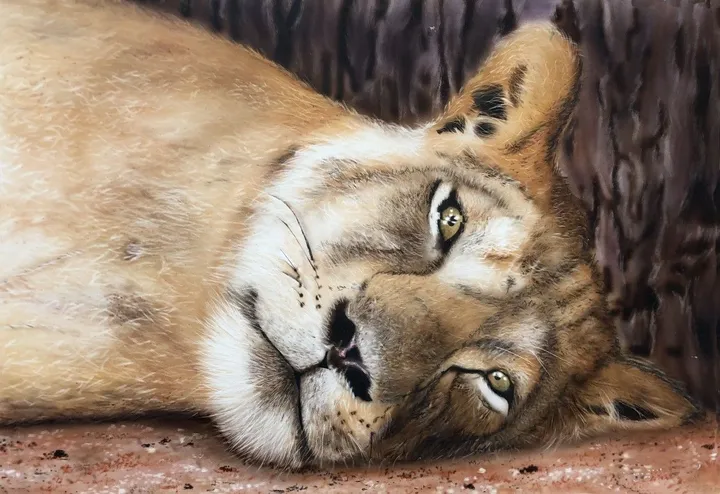 LA LIONNE, œuvre de Alain DEMISSY