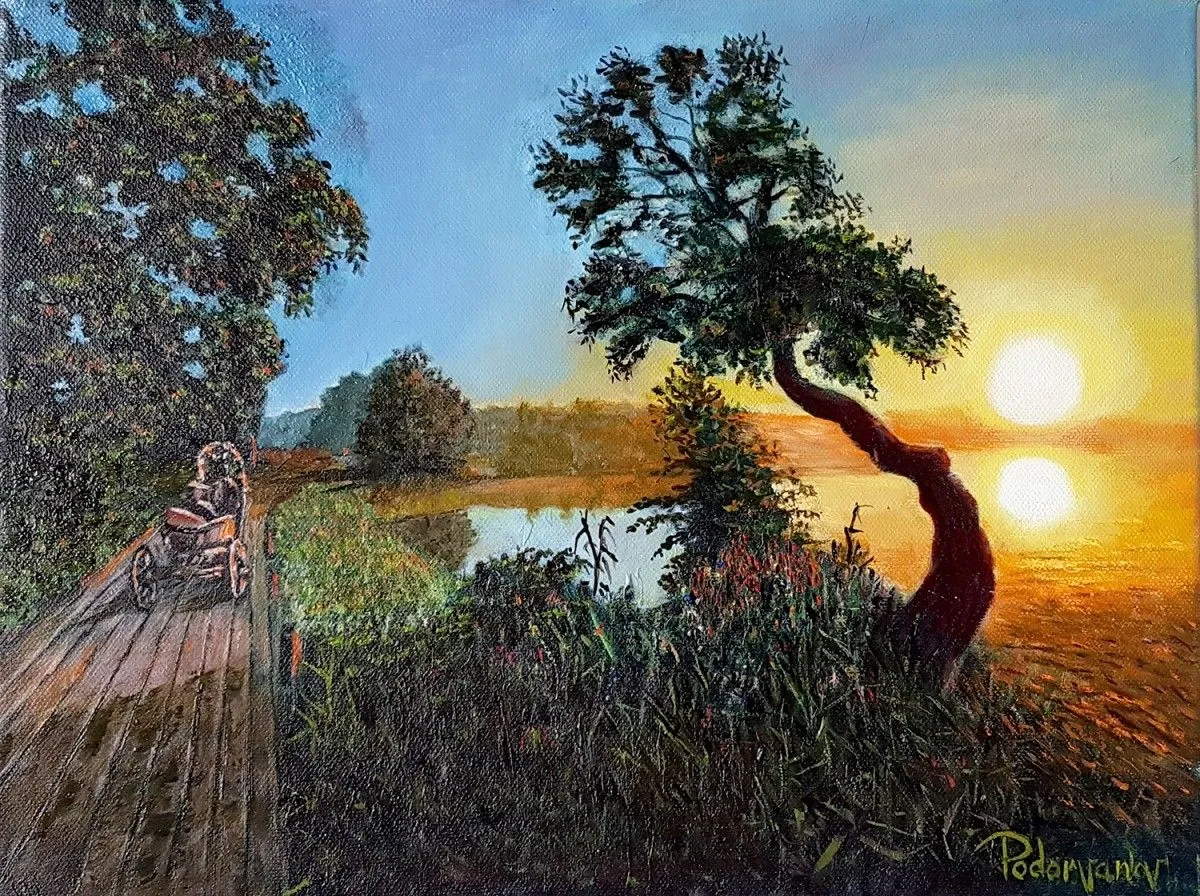 July morning, œuvre de yury podorvanov