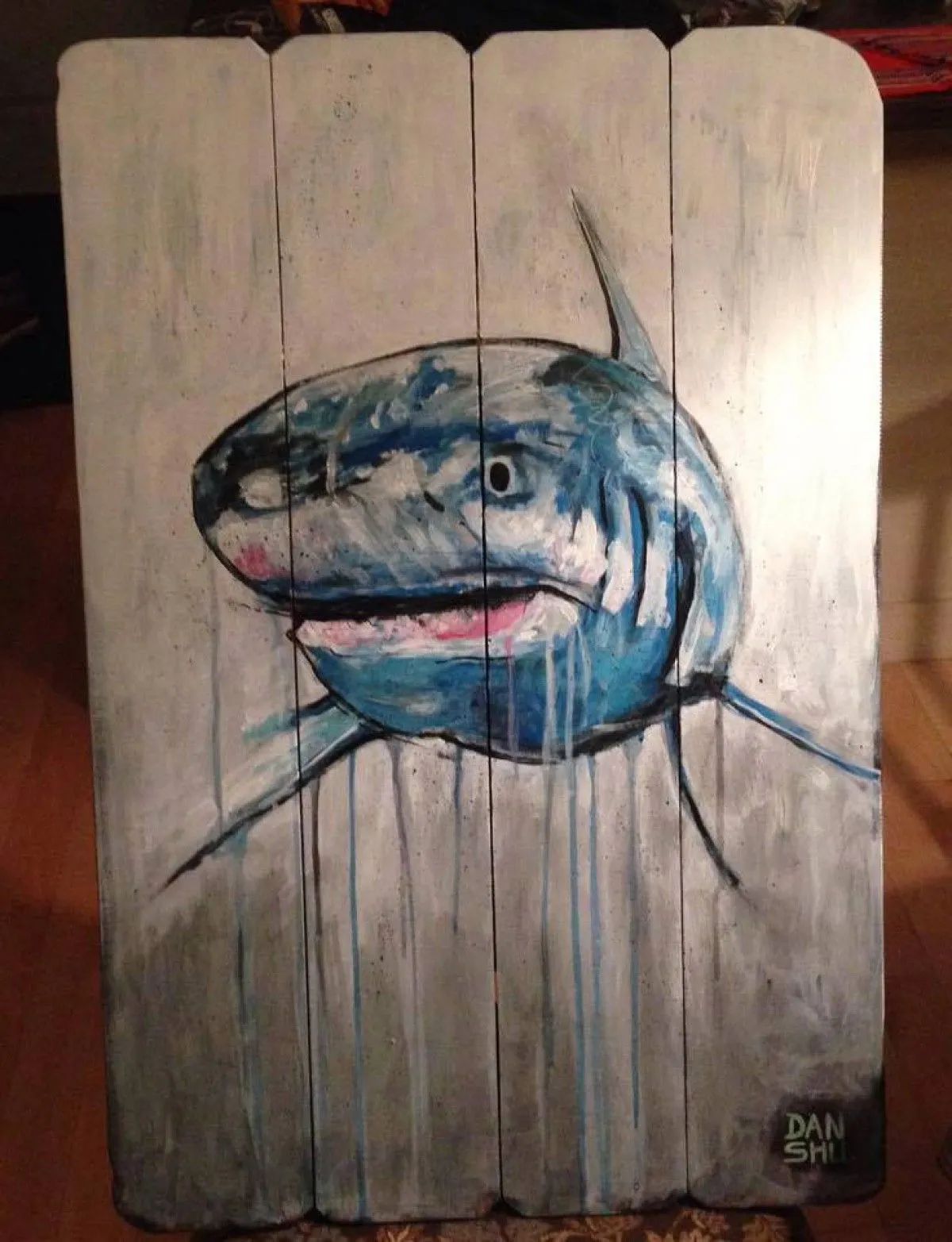 SHARKIE, artwork by DAN SHU