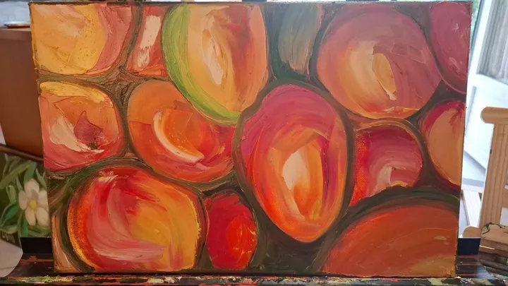 More mangos, artwork by Ligia Moya