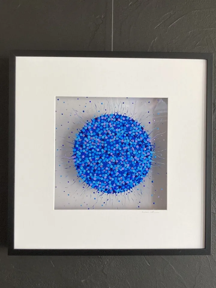 Rêve bleu, artwork by Rita Vandenherrewegen