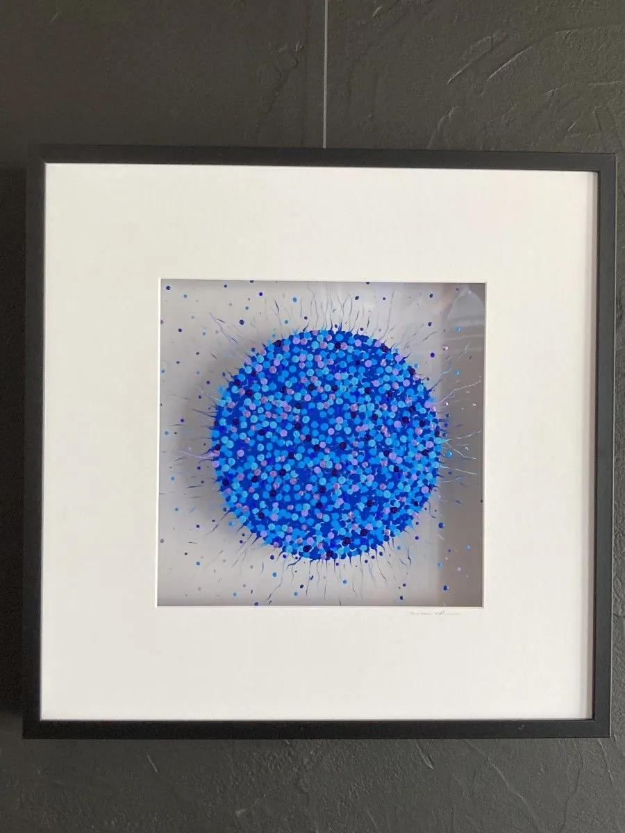 Rêve bleu, œuvre de Rita Vandenherrewegen