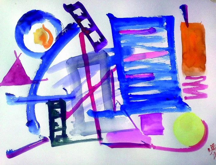 space forms, artwork by Akpan Usoroh