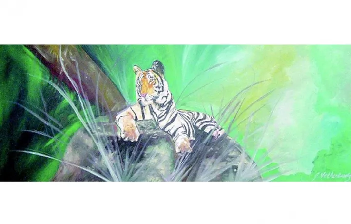 White Tiger, œuvre de Grant Netherlands