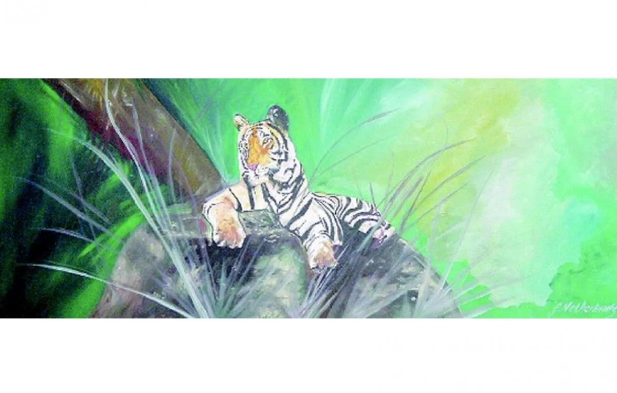 White Tiger, œuvre de Grant Netherlands