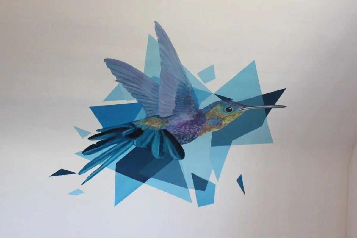 colibri, artwork by Zouwi .