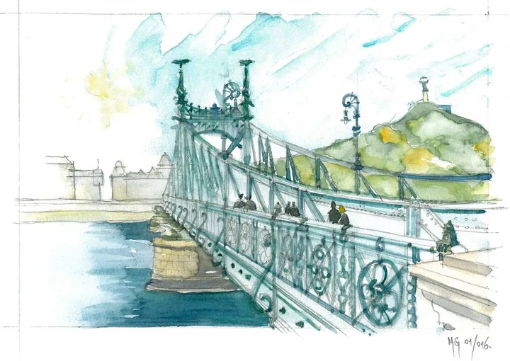 Liberty Bridge, artwork by Goran Martinovic