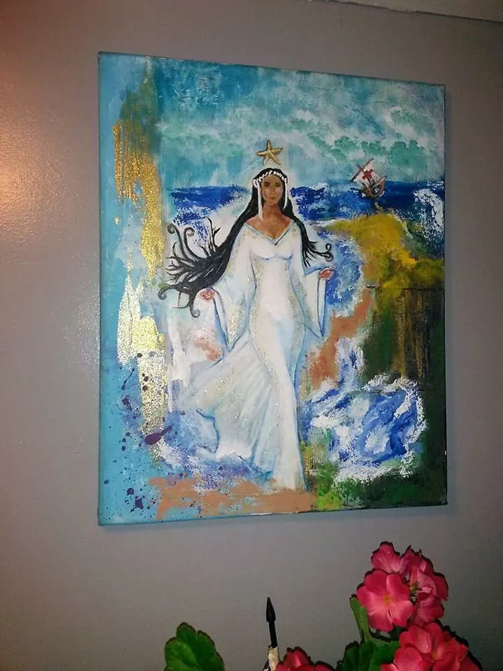 La Reina Del Mar, artwork by Miguel Alvarez