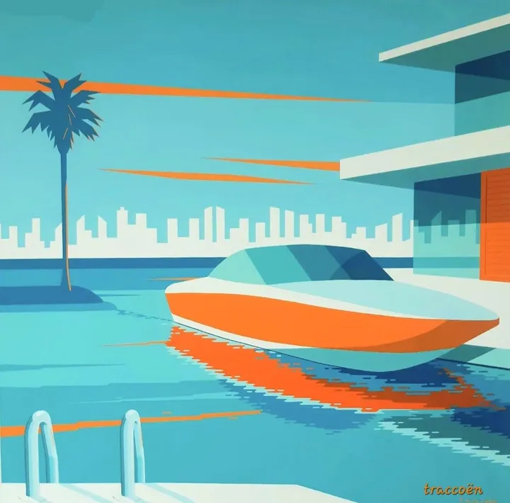Fort Lauderdale, artwork by Thierry Traccoën