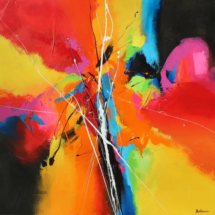 Holi, œuvre de Pierre Bellemare