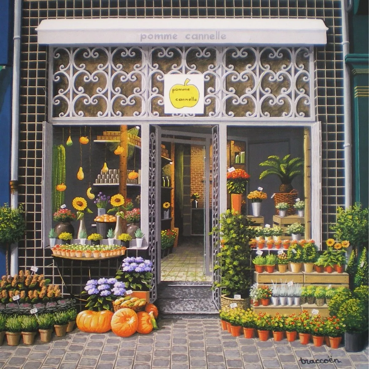 Pomme-Cannelle Flowers, artwork by Thierry Traccoën